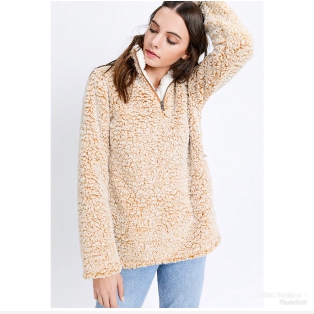 β€οΈSUPER SALE! Zip Up Fuzzy Sherpa Sweatshirt! - Picture 2 of 7